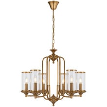 Esra Brass Iron 6 Light Pendant